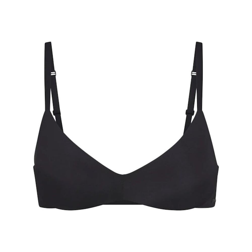 SKIMS WIRELESS FORM Push Up Plunge Bra - Onyx Size 34DD NWT #1782 - Picture 2 of 3
